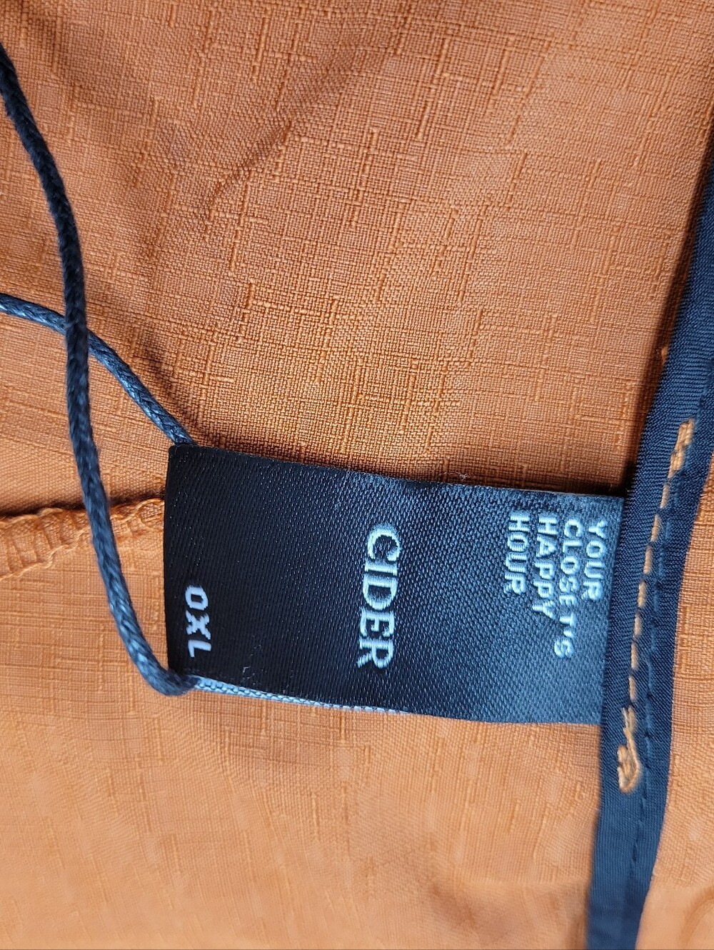 NWT Cider 2-Piece Set - Mismatched Sizing (Large Top / 0XL Pants) - Rust Orange - Picture 5 of 14